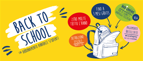 Back to school Autoguidovie. Abbonamento annuale studenti: fino a 4 mesi gratis e con lannuale Easy le rate sono a costo zero