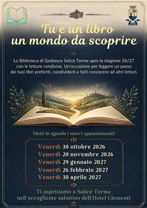 Tu e un libro un mondo da scoprire
Stagione 2026/2027