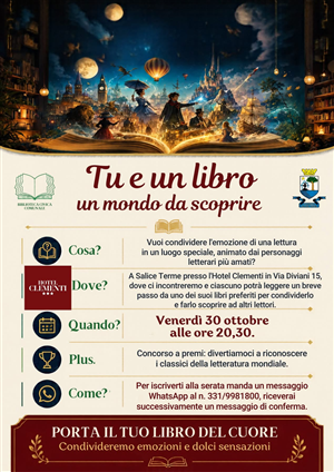 Tu e un libro un mondo da scoprire