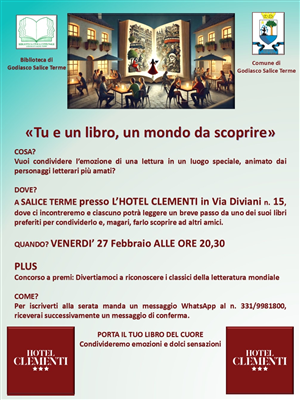 Tu e un libro, un mondo da scoprire